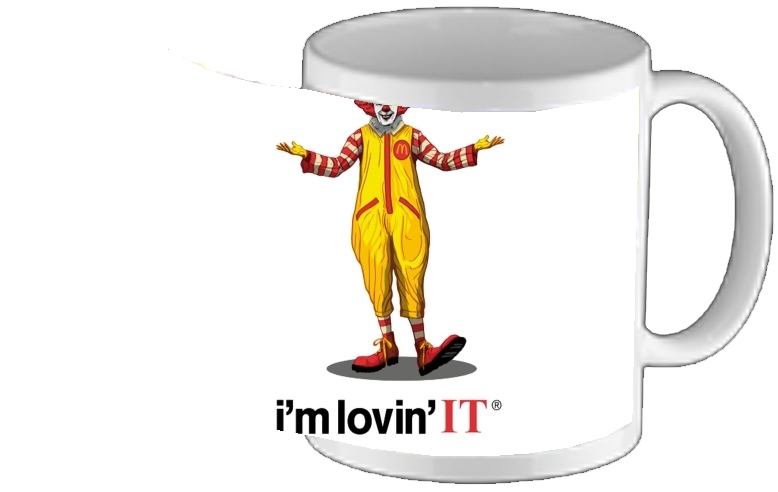 Mug Mcdonalds Im lovin it - Clown Horror