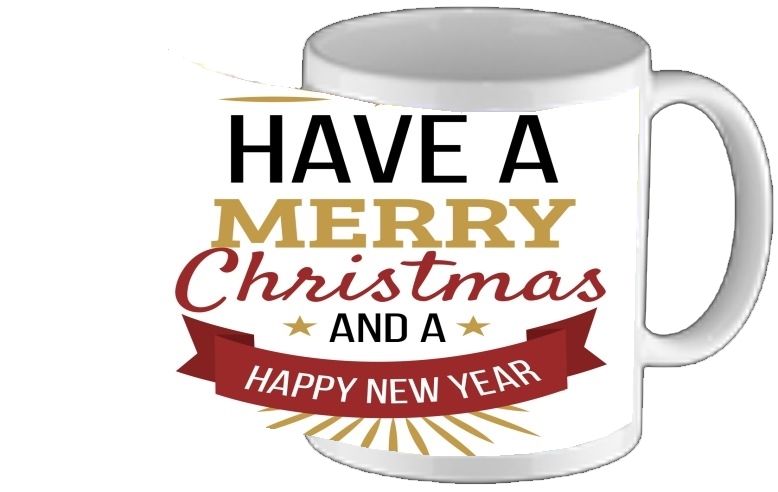 Mug Merry Christmas and happy new year