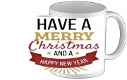 mug-custom Merry Christmas and happy new year