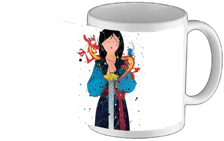 Mug Mulan Princess Watercolor Decor