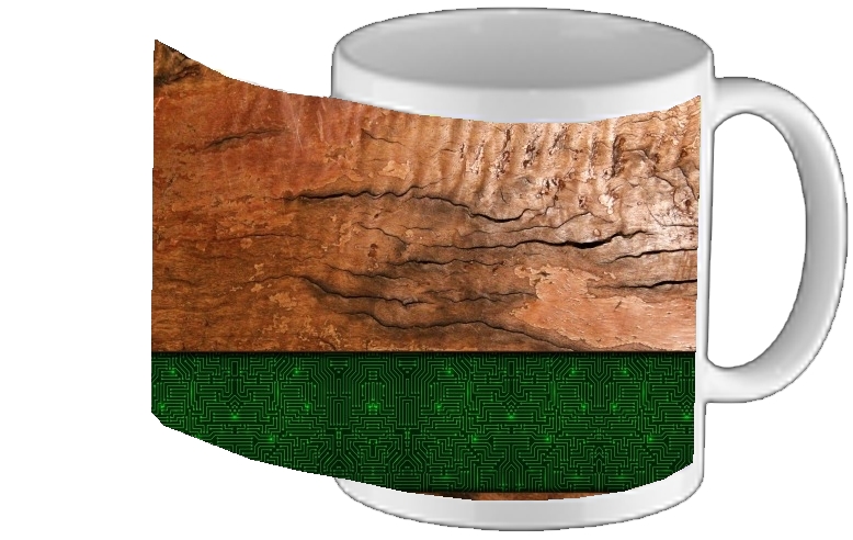 Mug Natural Wooden Wood Oak