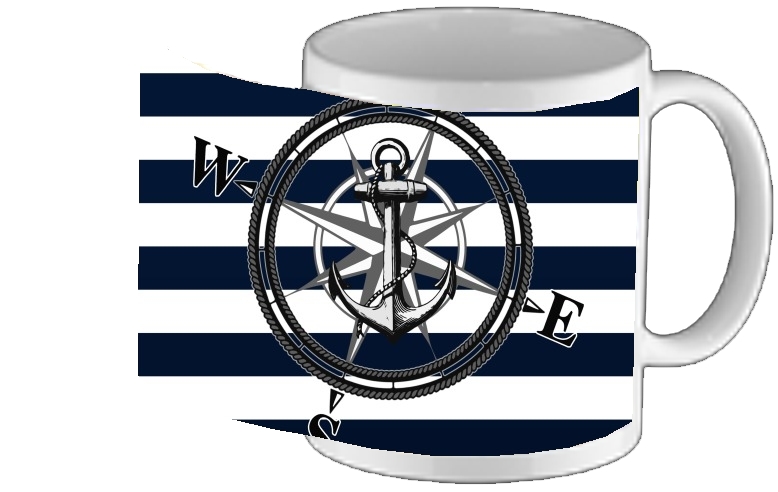 Mug Navy Striped Nautica