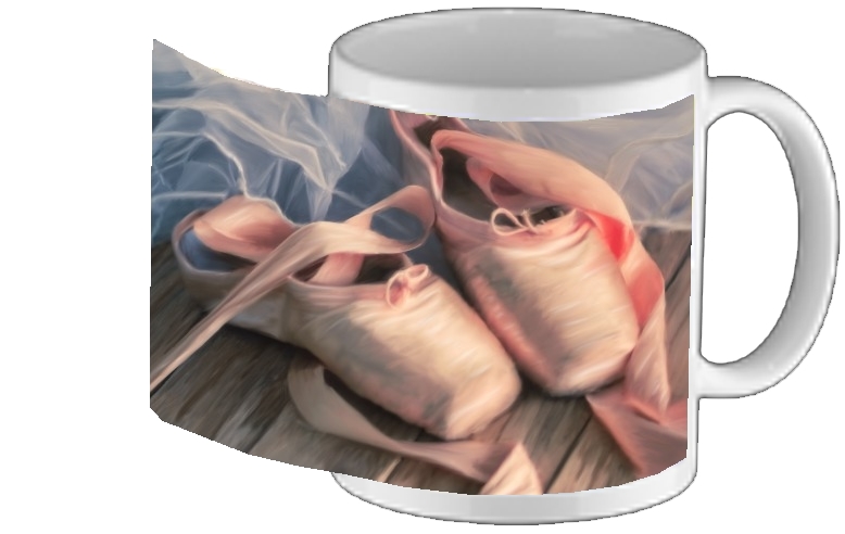 Mug Painting ballet shoes and jersey