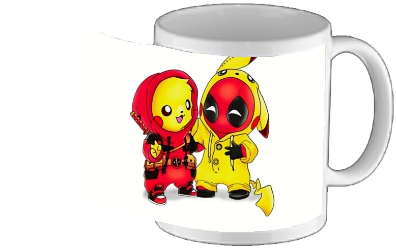 Mug Pikachu x Deadpool