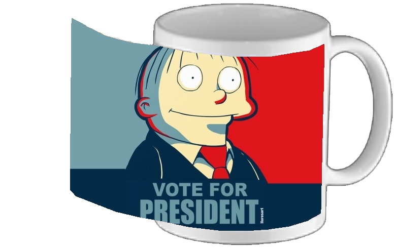 Mug ralph wiggum vote for president