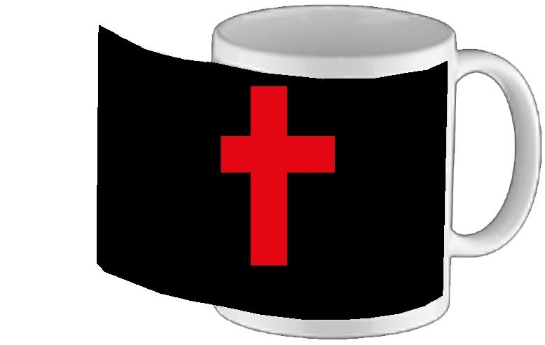 Mug Red Cross Peace