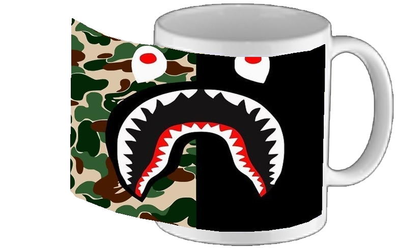 Mug Shark Bape Camo Military Bicolor