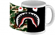 Mug Shark Bape Camo Military Bicolor - Tasse