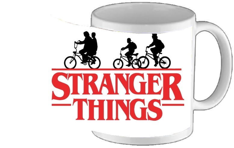 Mug Stranger Things by bike