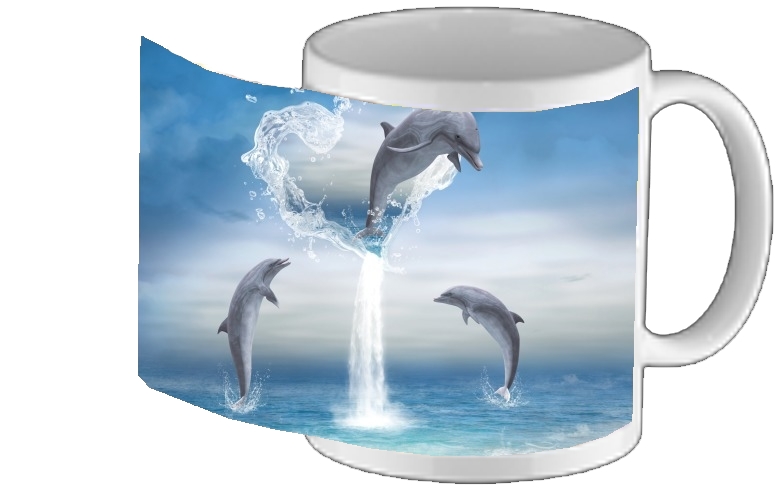 Mug The Heart Of The Dolphins