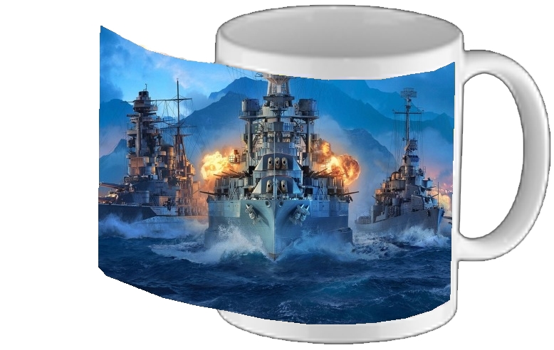 Mug Warships - Bataille navale
