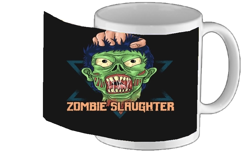 Mug Zombie slaughter illustration