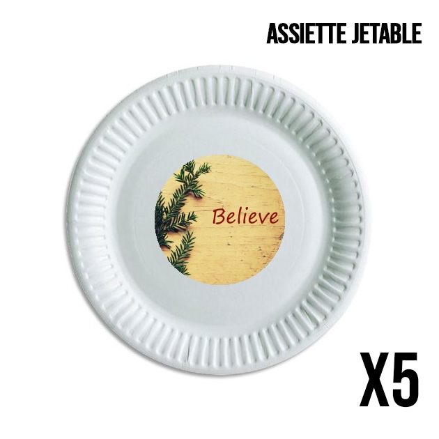Assiette Believe