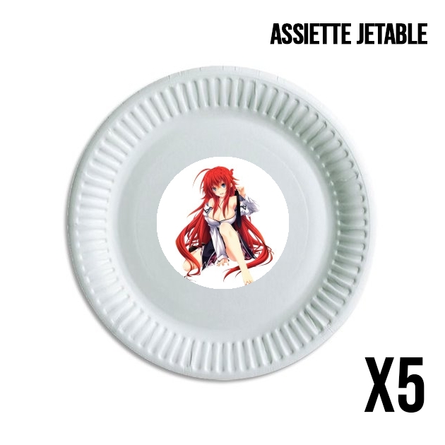 Assiette Cleavage Rias DXD HighSchool