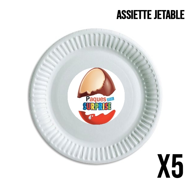 Assiette Joyeuses Paques Inspired by Kinder Surprise