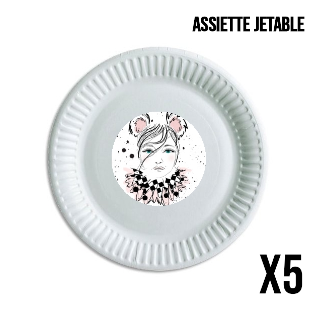 Assiette Lady Circus