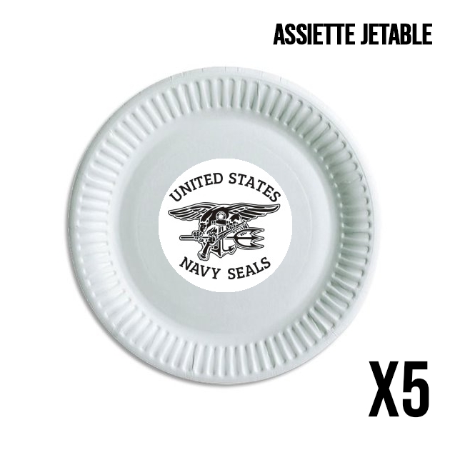 Assiette Navy Seal No easy day