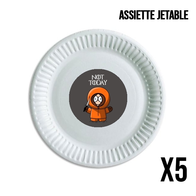Assiette Not Today Kenny South Park