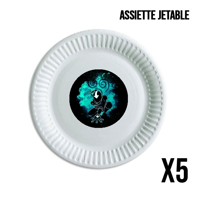Assiette Soul of the Airbender