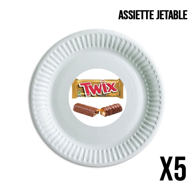 Assiette Twix Chocolate