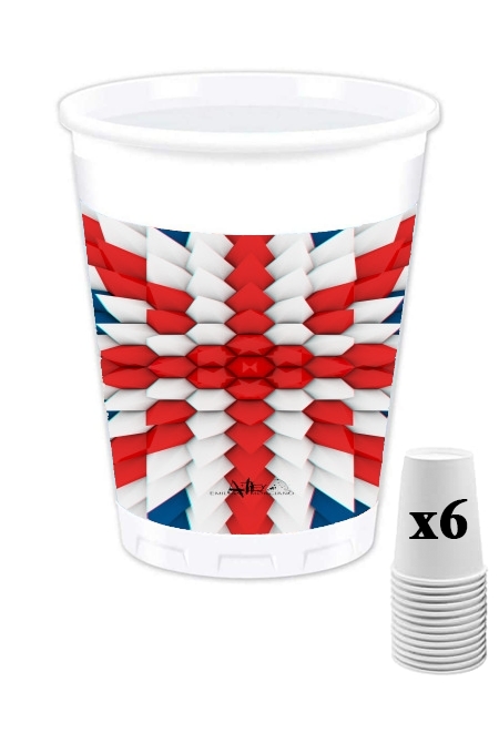Gobelet 3D Poly Union Jack London flag