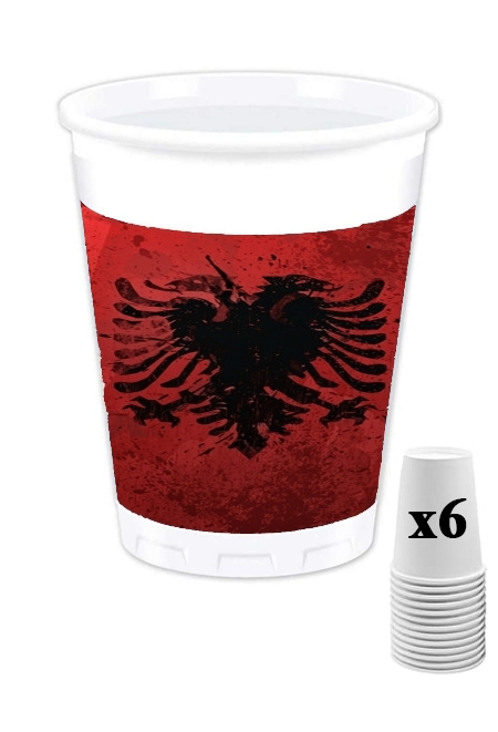 Gobelet Albanie Painting Flag