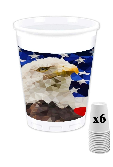 Gobelet American Eagle and Flag