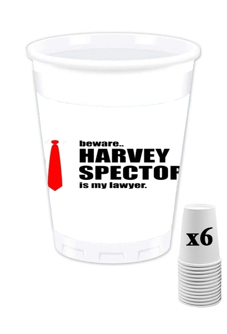 Gobelet Beware Harvey Spector is my lawyer Suits
