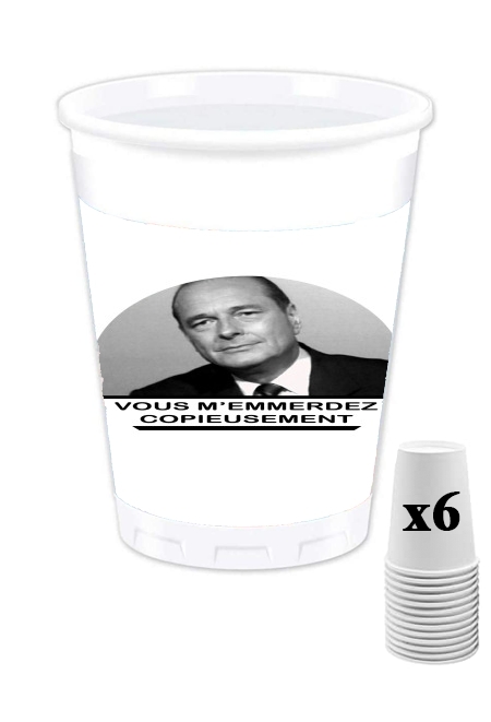 Gobelet Chirac Vous memmerdez copieusement