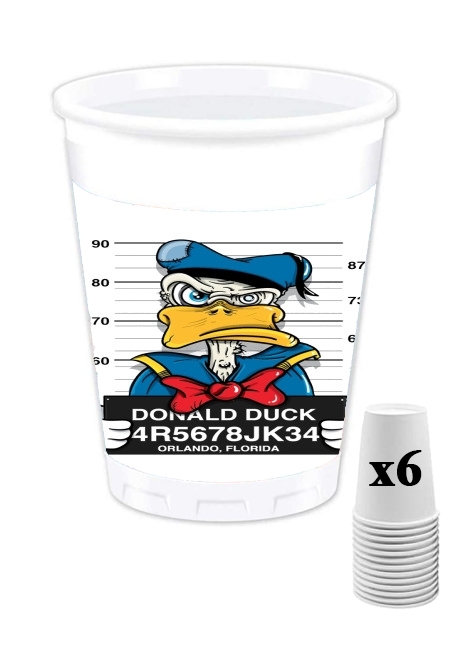Gobelet Donald Duck Crazy Jail Prison