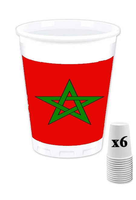 Gobelet Drapeau Maroc