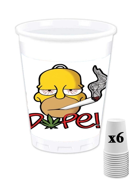 Gobelet Homer Dope Weed Smoking Cannabis