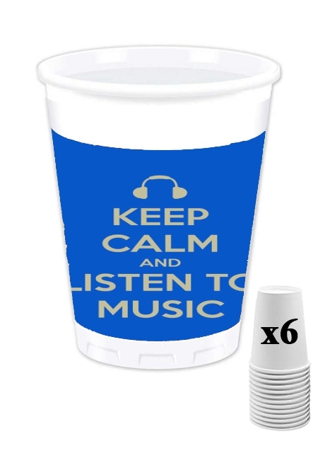 Gobelet Keep Calm And Listen to Music