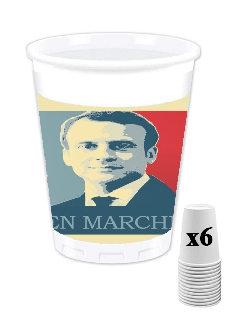 Gobelet Macron Propaganda En marche la France
