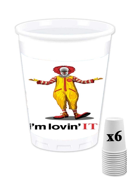 Gobelet Mcdonalds Im lovin it - Clown Horror
