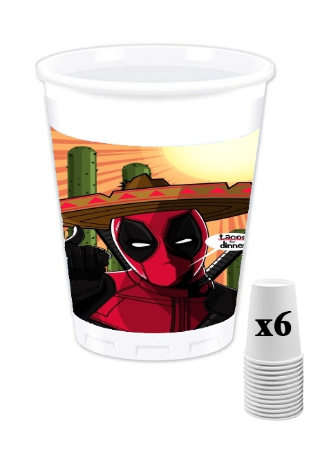 Gobelet Mexican Deadpool