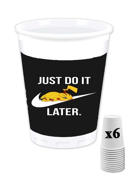 Gobelet Nike Parody Just Do it Later X Pikachu