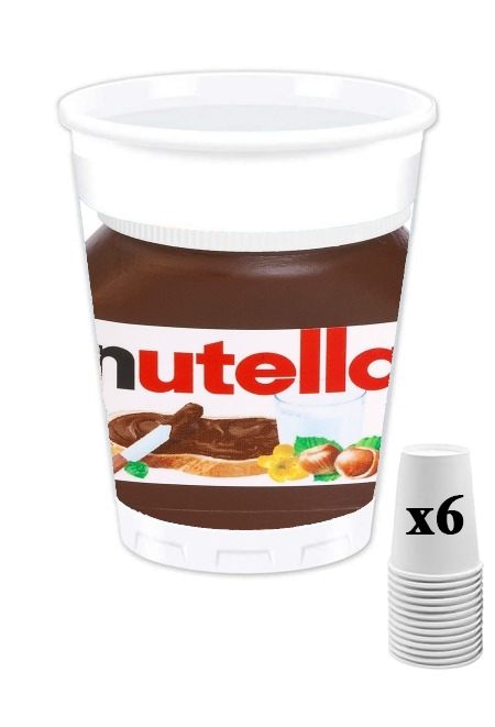 Gobelet personnalisable - Pack de 6 Nutella