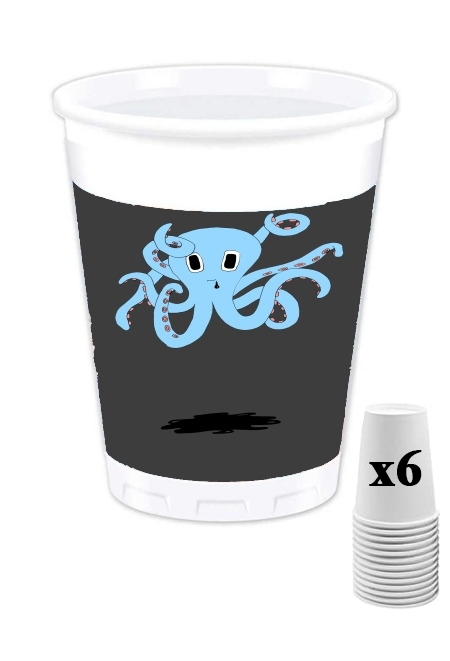 Gobelet octopus Blue cartoon