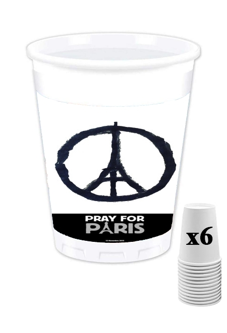 Gobelet Pray For Paris - Tour Eiffel