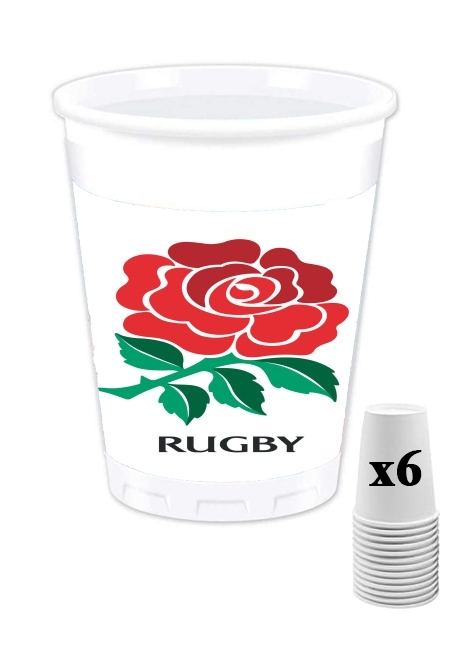 Gobelet Rose Flower Rugby England