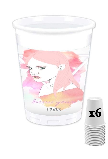 Gobelet Visage femme Know your  power