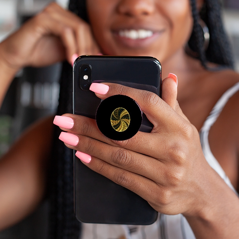 PopSockets Twirl and Twist black and gold