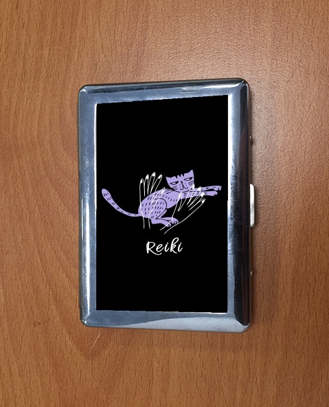 Porte Reiki Animal chat violet