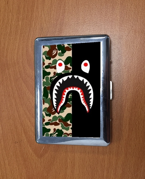 Porte Shark Bape Camo Military Bicolor