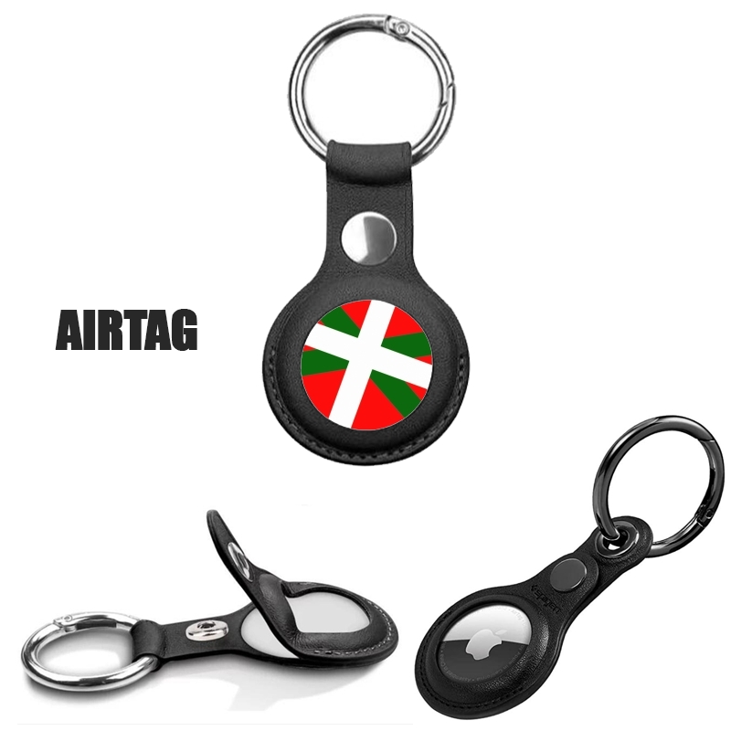 Protection AirTag avec porte-clés Basque