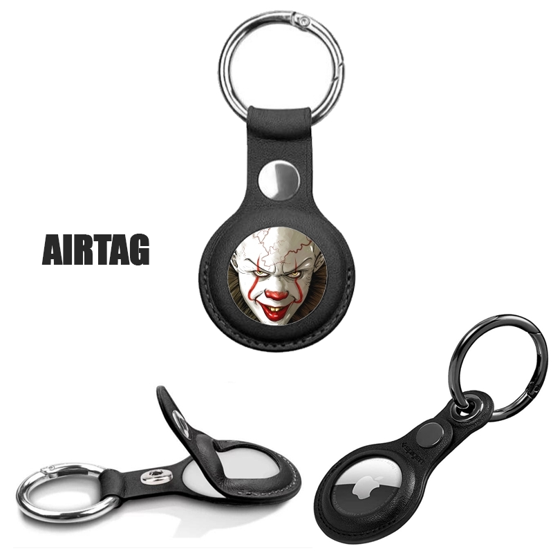 Protection AirTag avec porte-clés Evil Clown 