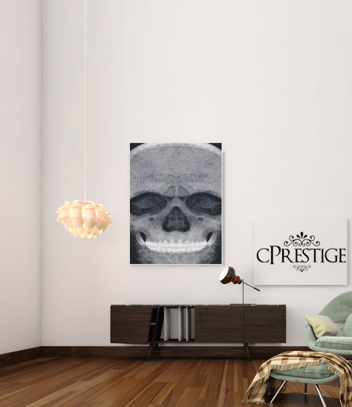 Poster abstract skull