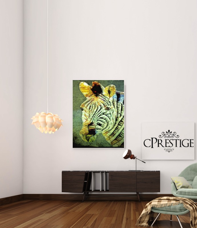 Poster abstract zebra