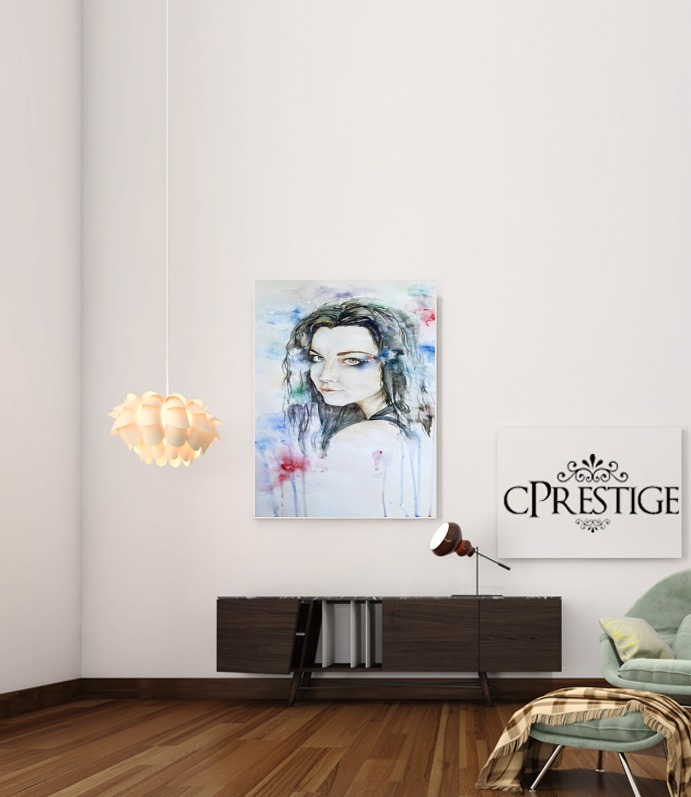 Poster Amy Lee Evanescence watercolor art
